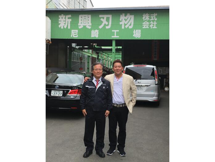 威臺領導與新興刃物社長